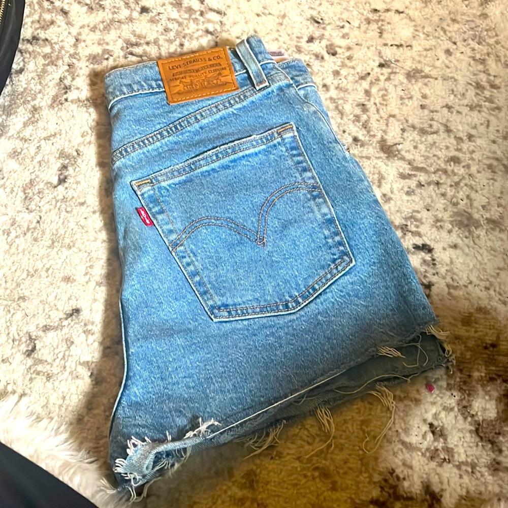 High waisted Levi shorts from Revolve